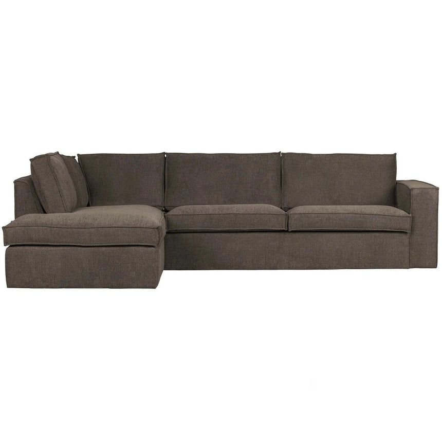 Freddie left-hand fabric corner sofa