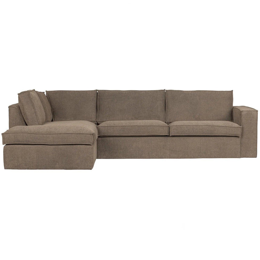 Freddie left-hand fabric corner sofa