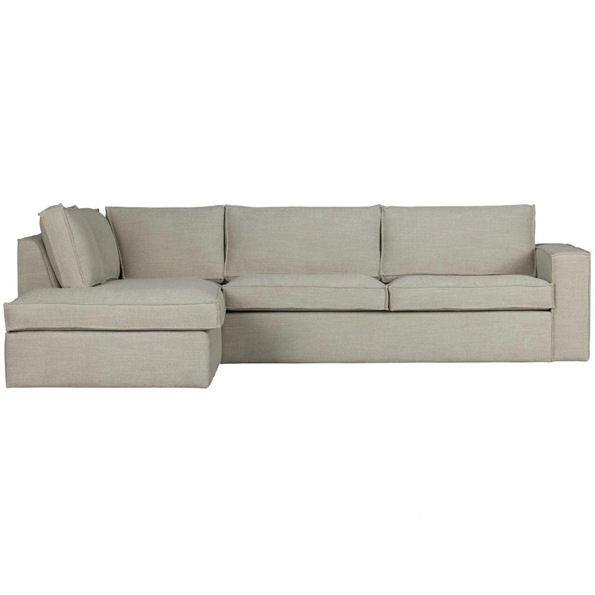 Freddie left-hand fabric corner sofa