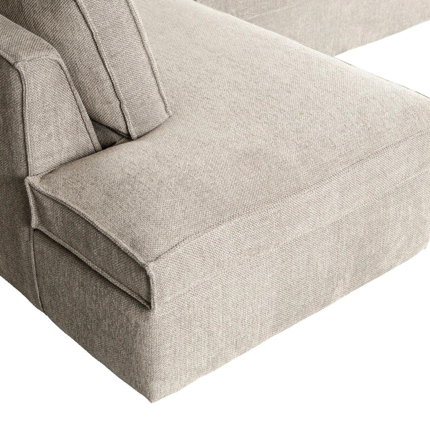 Freddie left-hand fabric corner sofa