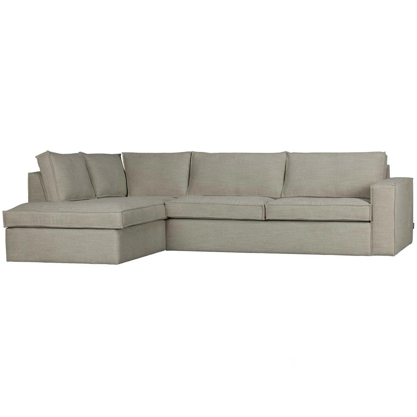 Freddie left-hand fabric corner sofa