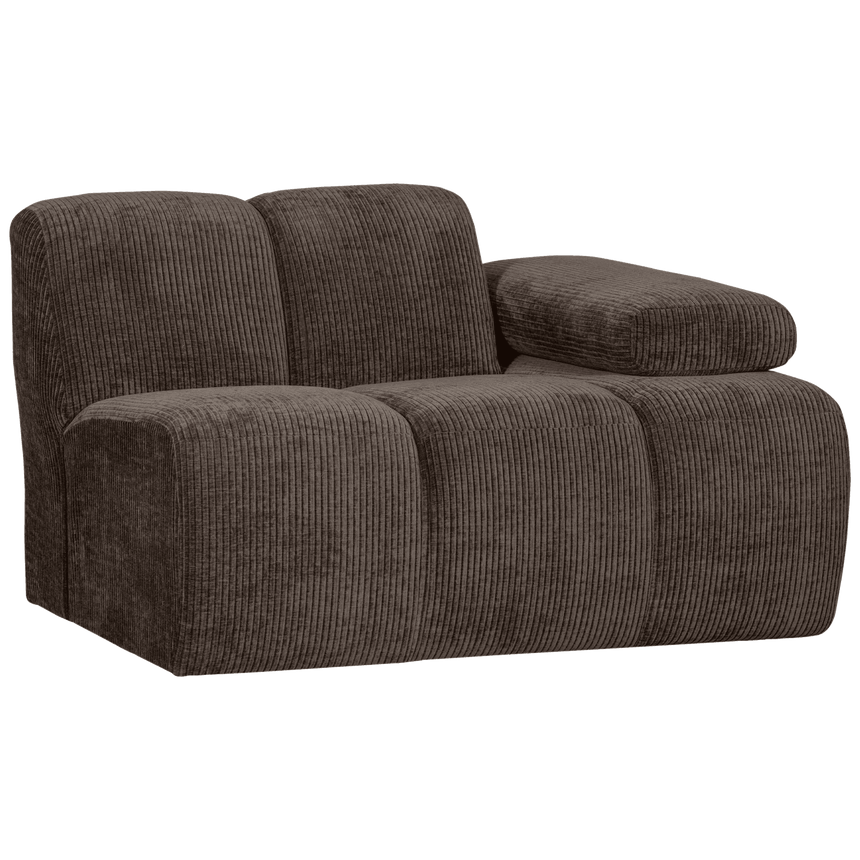 Mojo jobbos kordbársony 1 személyes kanapéelem