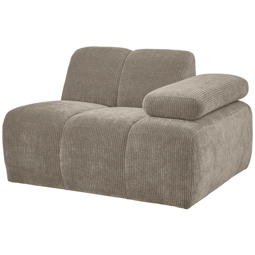 Mojo balos kordbársony 1 személyes kanapéelem