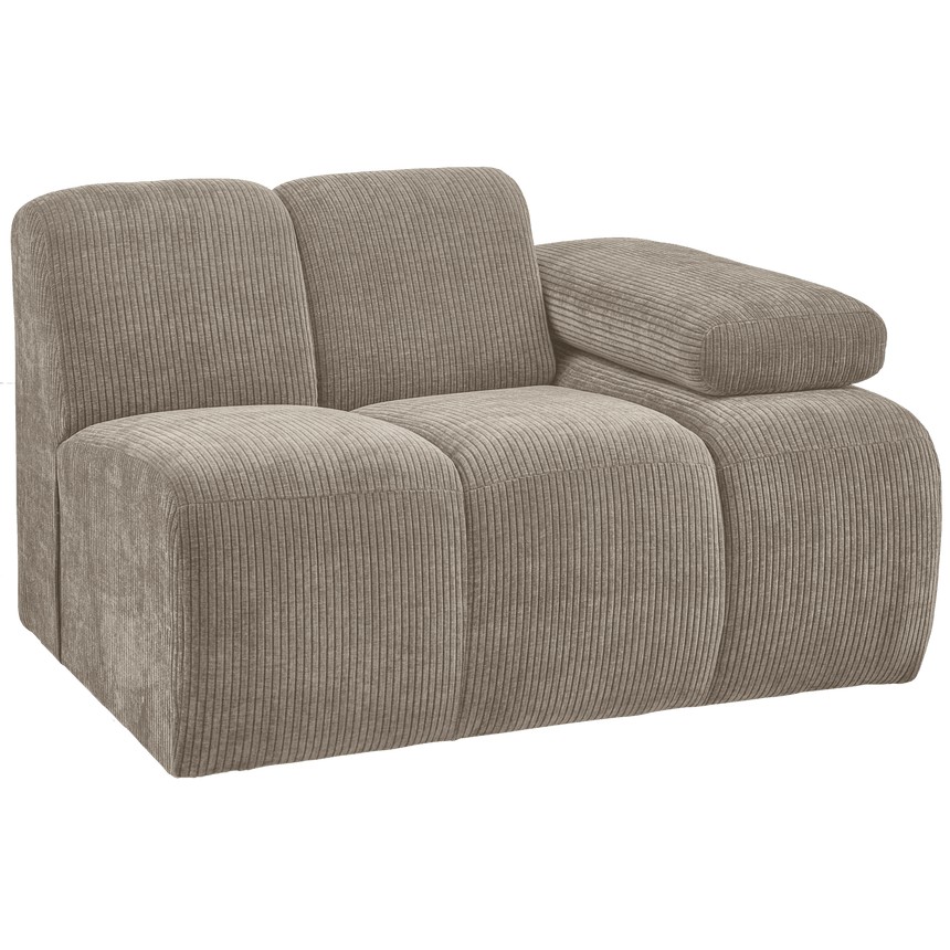 Mojo jobbos kordbársony 1 személyes kanapéelem