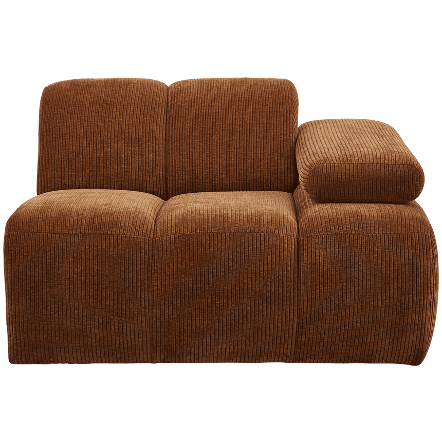 Mojo jobbos kordbársony 1 személyes kanapéelem