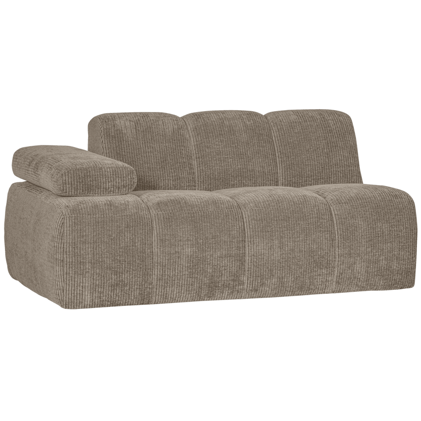 Mojo balos kordbársony 1.5 személyes kanapéelem