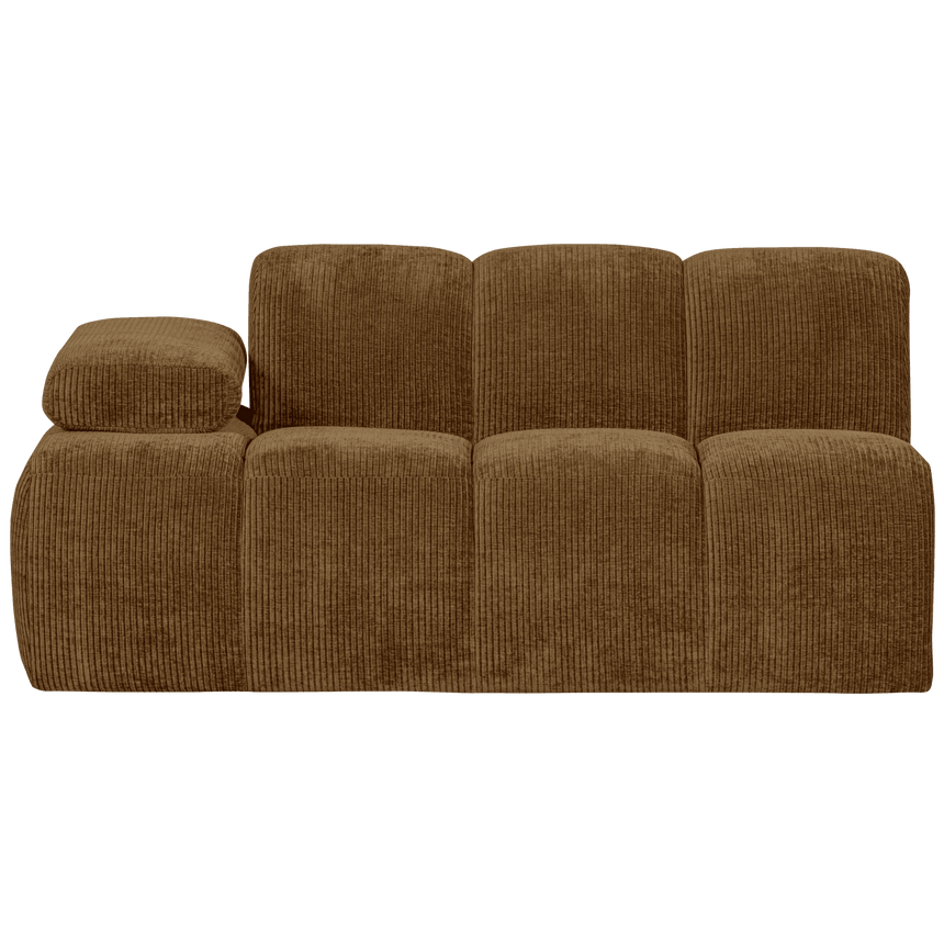 Mojo balos kordbársony 1.5 személyes kanapéelem