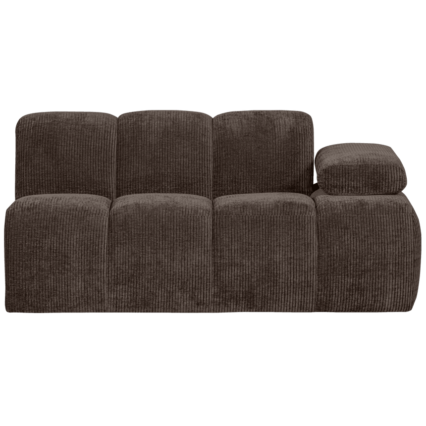 Mojo jobbos kordbársony 1.5 személyes kanapéelem