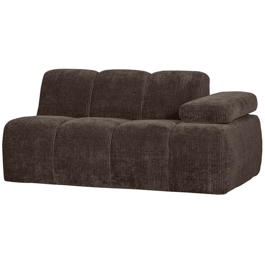 Mojo jobbos kordbársony 1.5 személyes kanapéelem