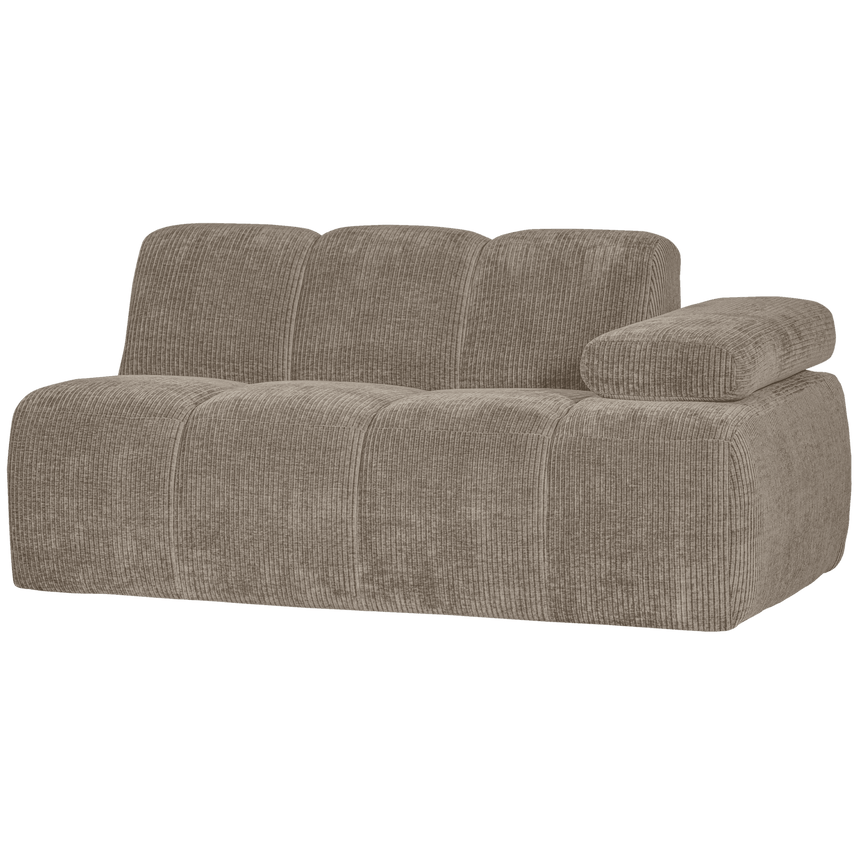 Mojo jobbos kordbársony 1.5 személyes kanapéelem