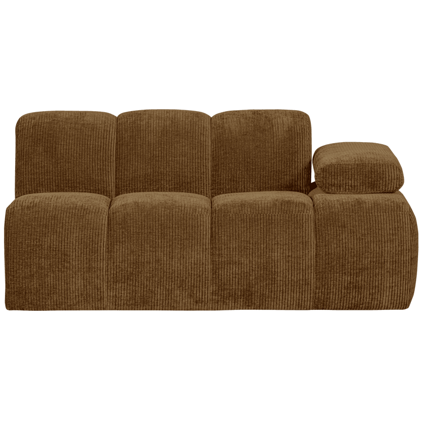 Mojo jobbos kordbársony 1.5 személyes kanapéelem