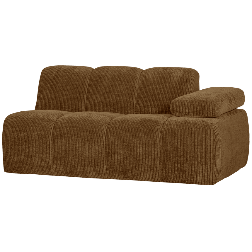 Mojo jobbos kordbársony 1.5 személyes kanapéelem