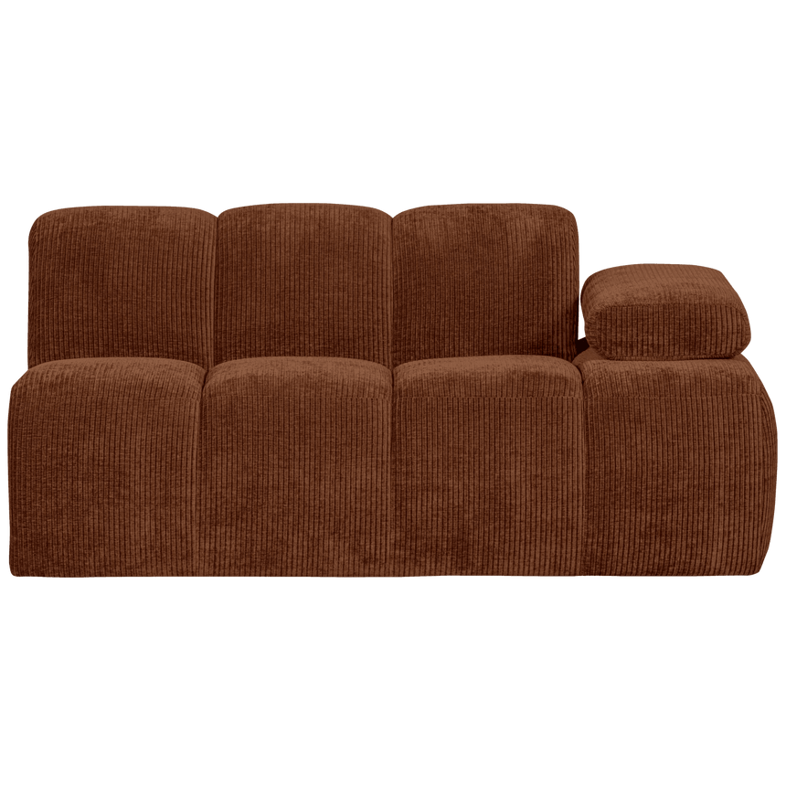 Mojo jobbos kordbársony 1.5 személyes kanapéelem