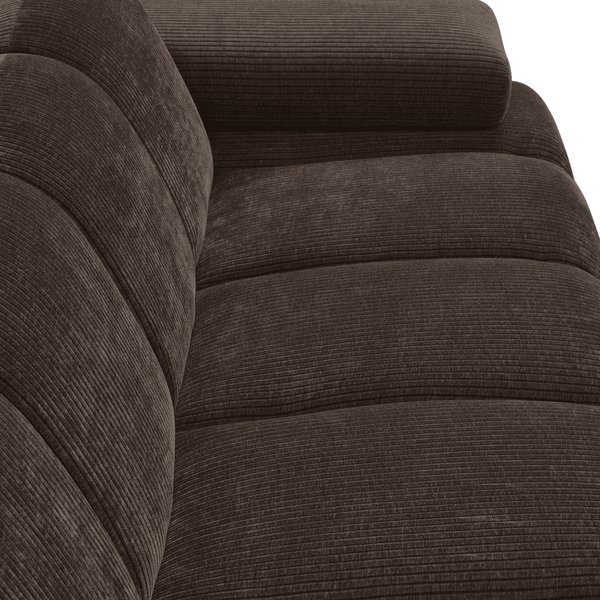 Mojo jobbos kordbársony 2 személyes kanapéelem