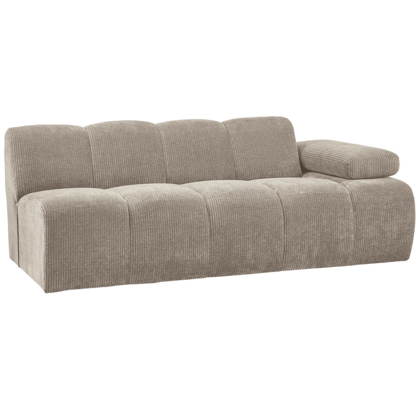 Mojo jobbos kordbársony 2 személyes kanapéelem