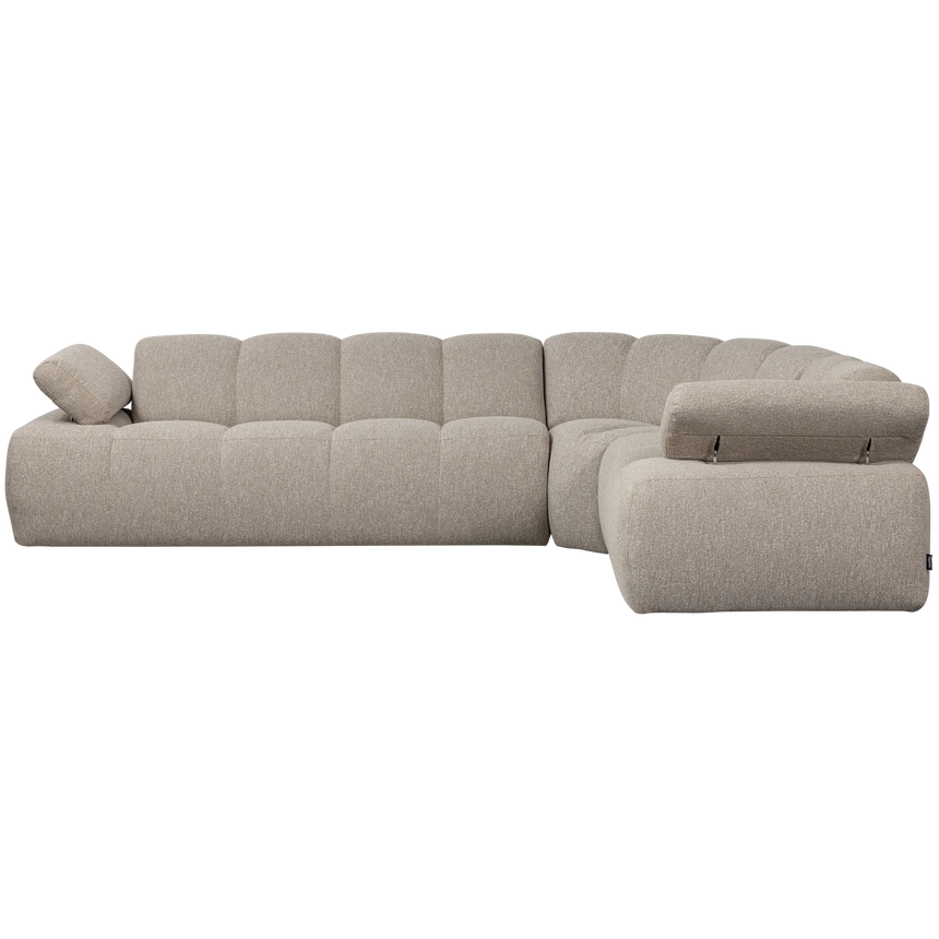 Mojo left-hand curl 2-seater sofa element