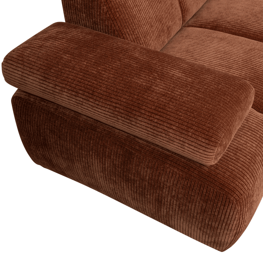 Mojo jobbos kordbársony sarokkanapé 252