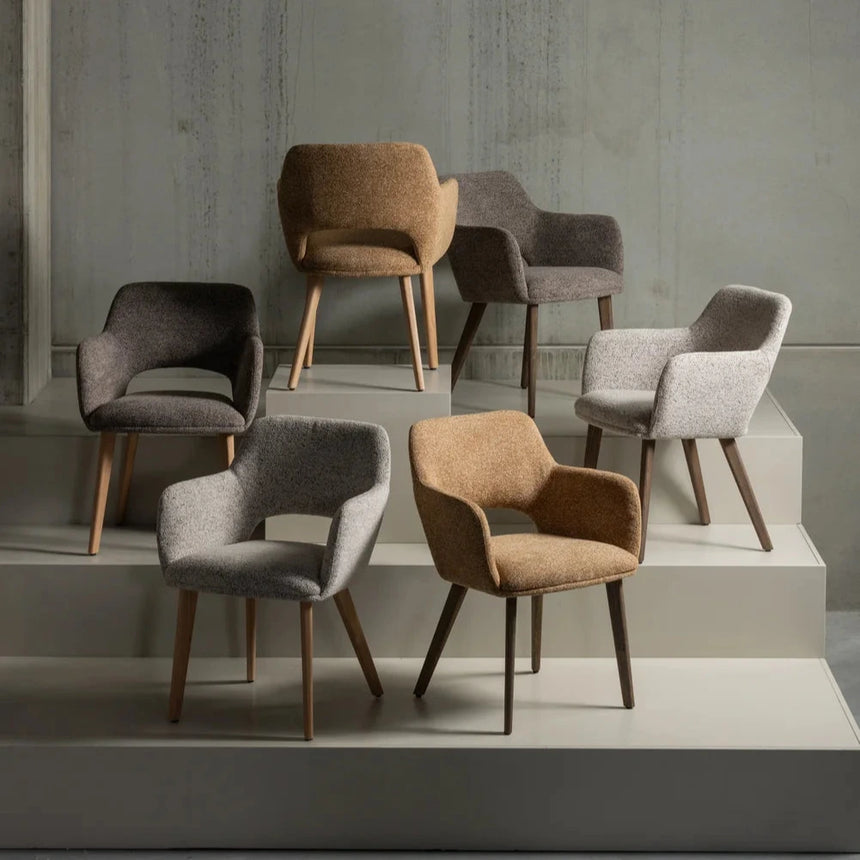 Murat szövet szék natúr lábbal