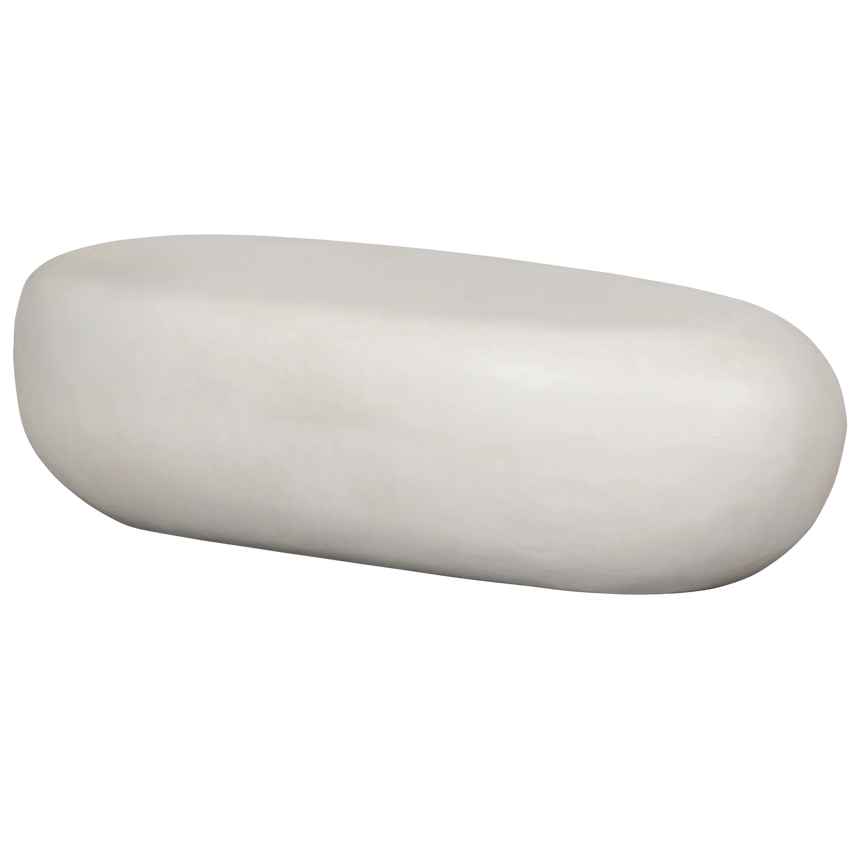 Pebble stone coffee table