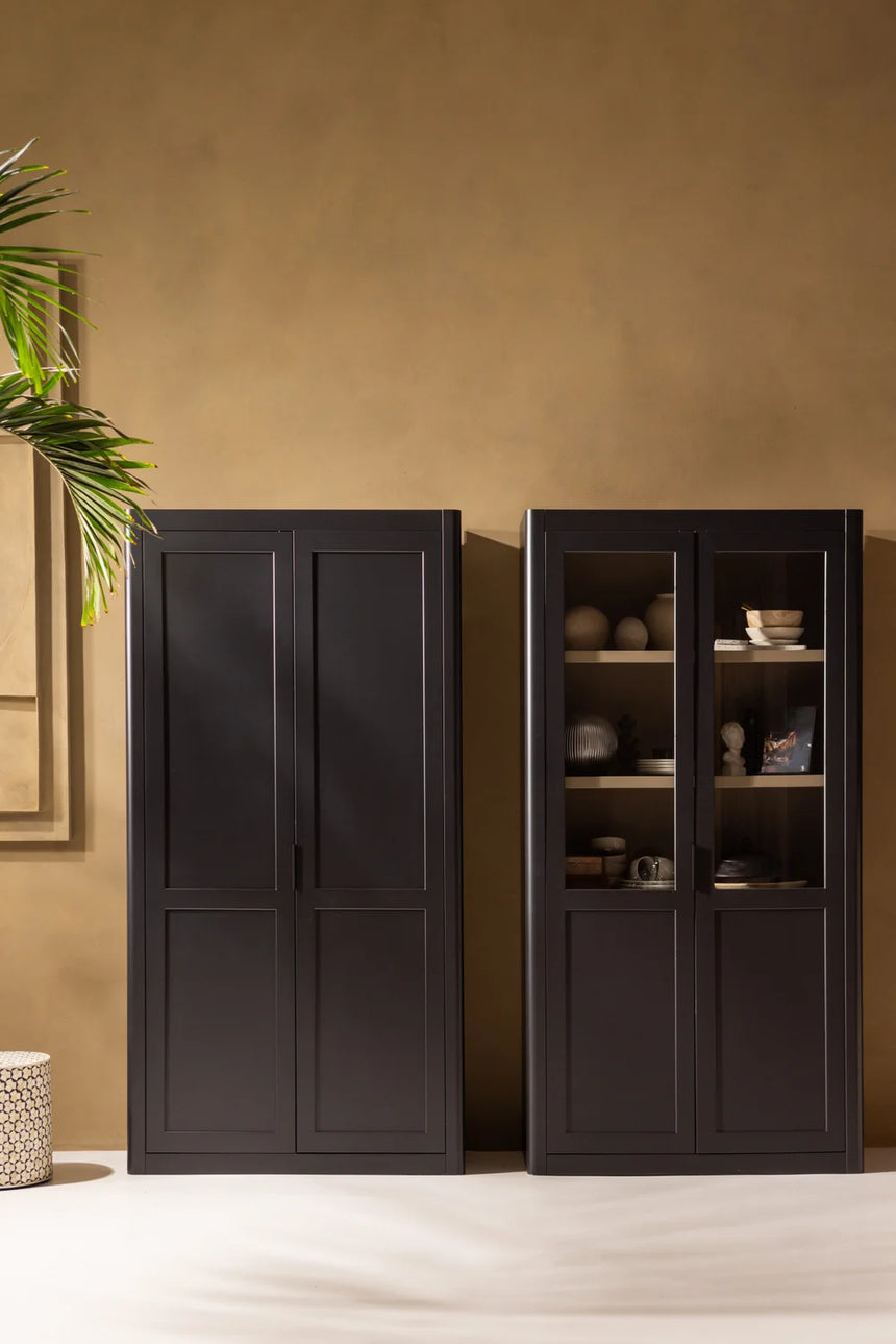 Gunnar wooden glass cabinet