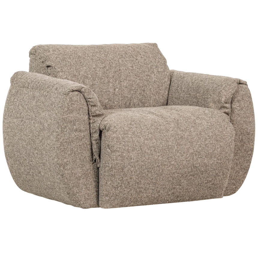 Baggy woven melange forgófotel