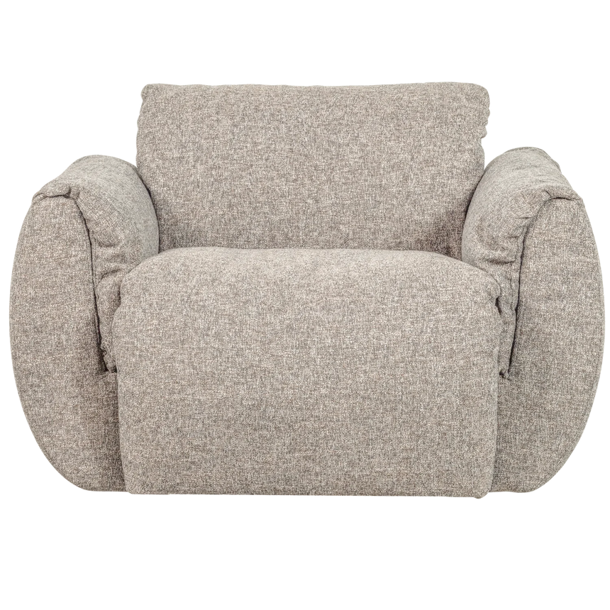 Baggy woven melange forgófotel