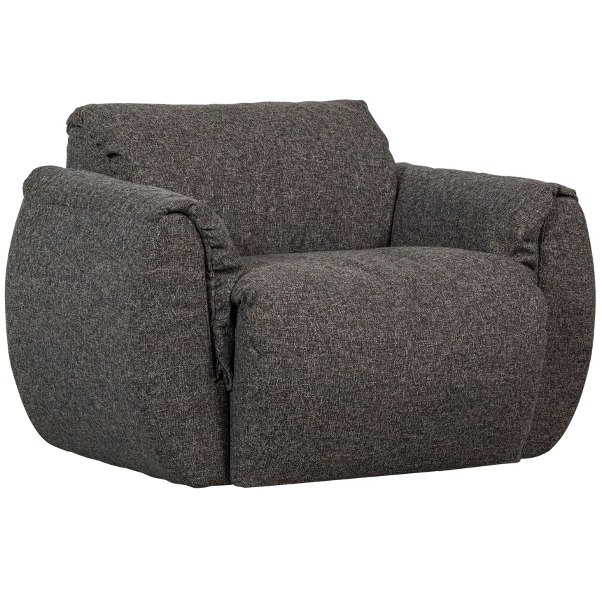 Baggy woven melange forgófotel