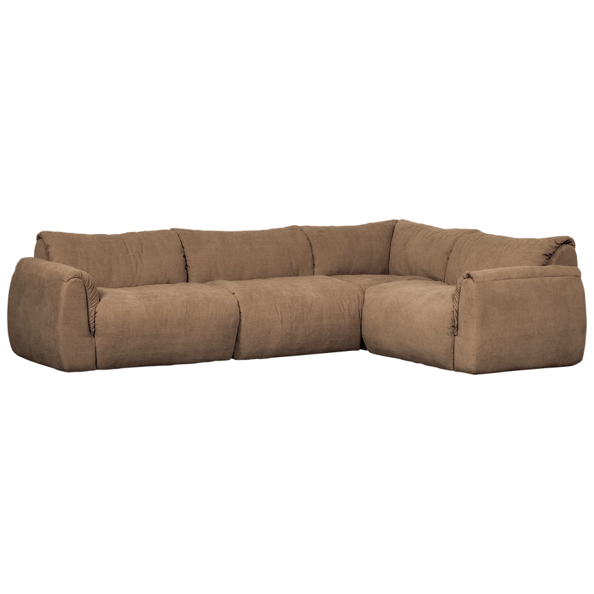 Baggy jobbos woven zsenília sarokkanapé