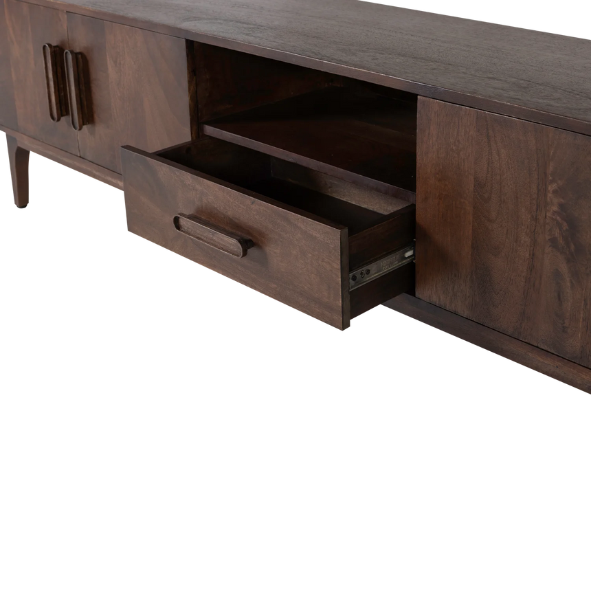 Liya TV-állvány – Mangófa, 200 cm