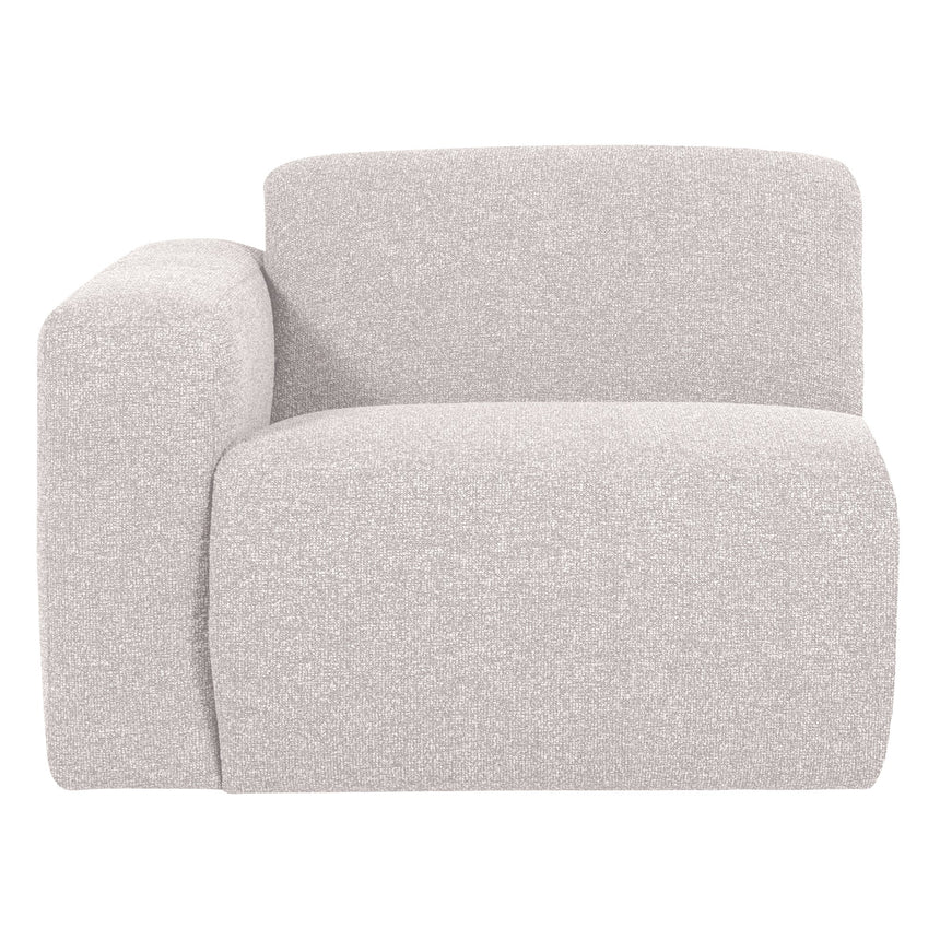 MOJO BASE 1 személyes bouclé elem bal karfával