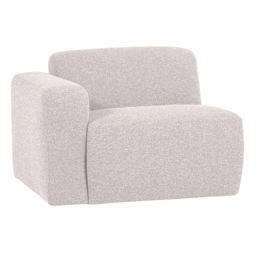 MOJO BASE 1 személyes bouclé elem bal karfával