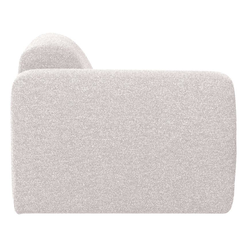 MOJO BASE 1 személyes bouclé elem bal karfával