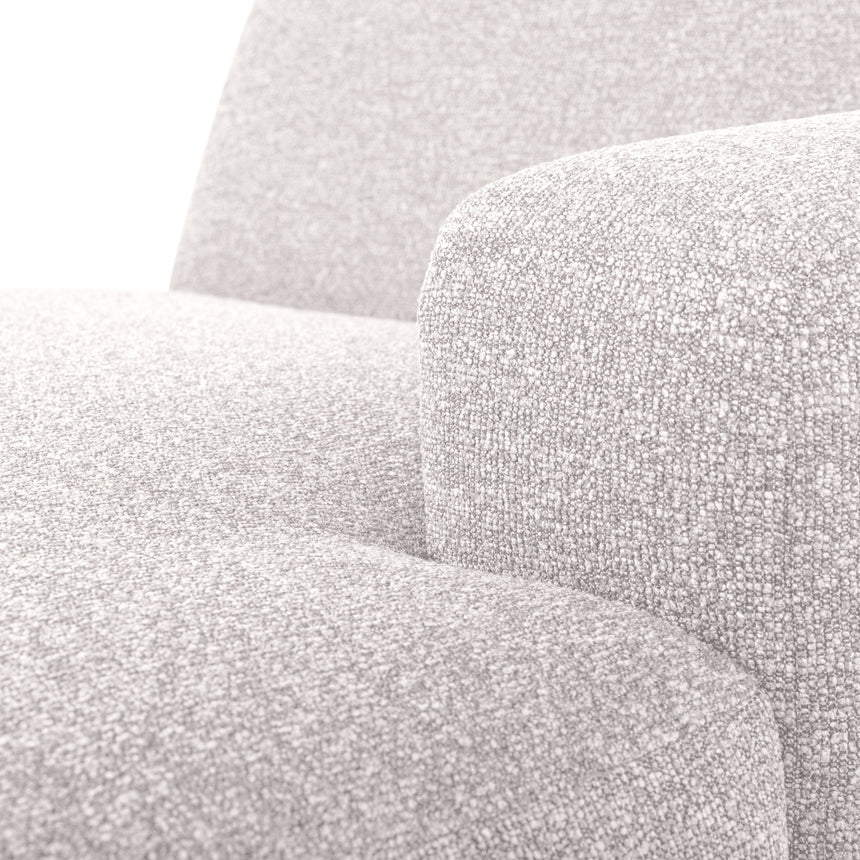 Mojo Base jobbos chaise longue elem bouclé ekrü