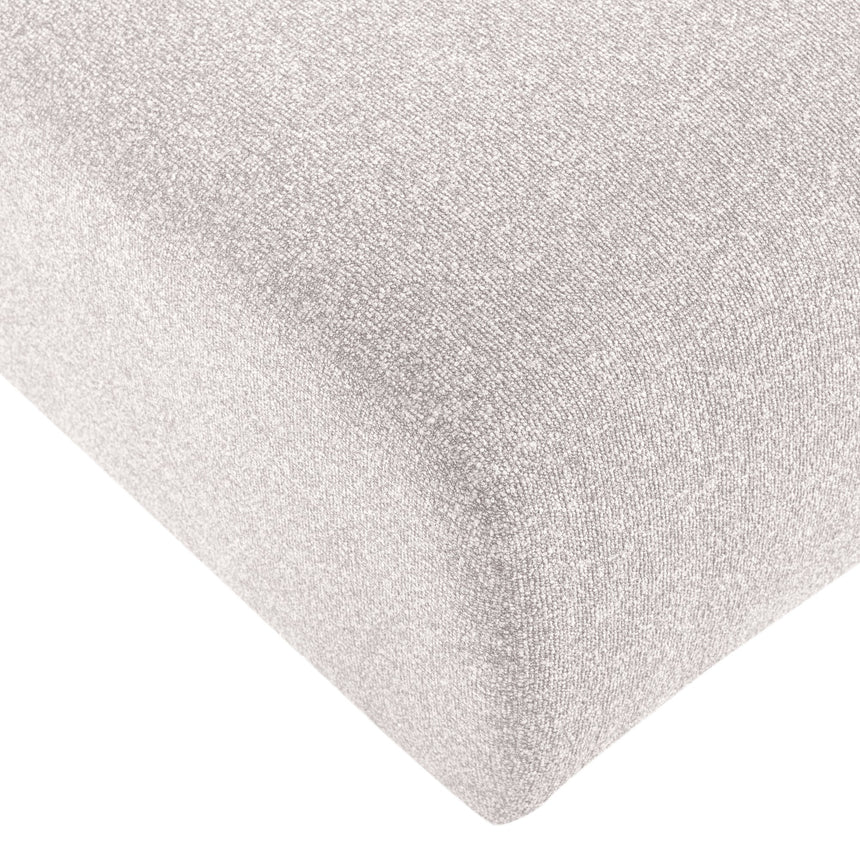 Mojo Base jobbos chaise longue elem bouclé ekrü