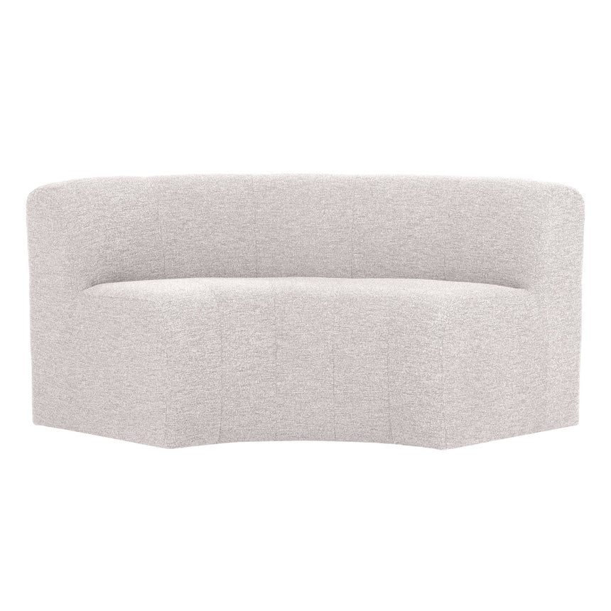 Mojo Base étkezőpad félkör háttámlával, bouclé