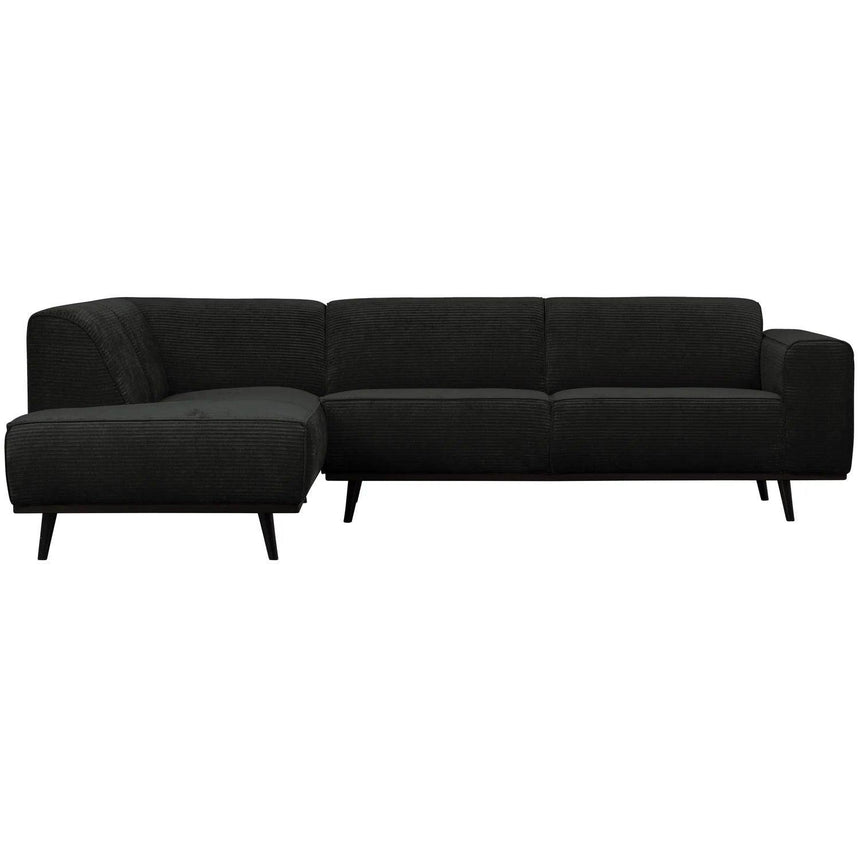 Statement left corduroy corner sofa