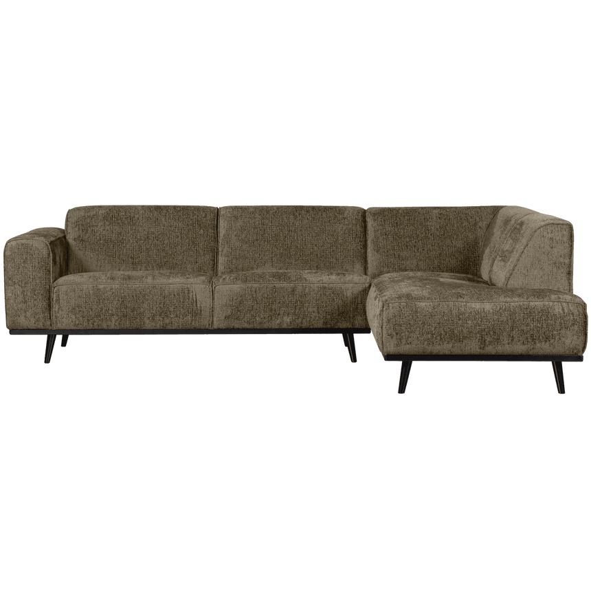 Statement right-hand velvet corner sofa