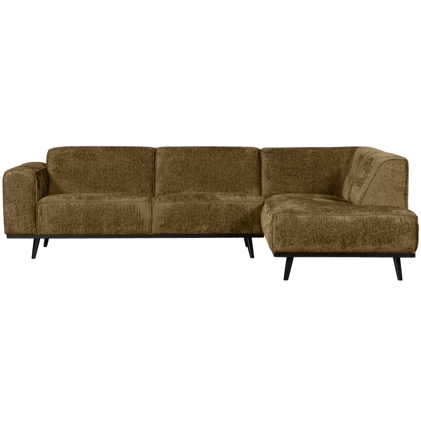 Statement right-hand velvet corner sofa