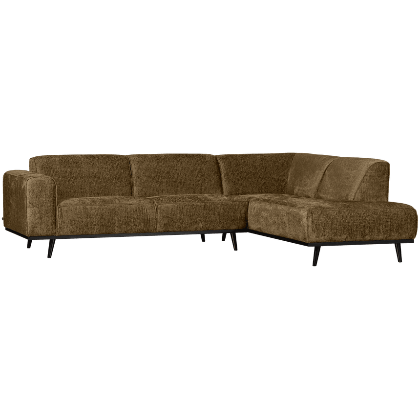 Statement right-hand velvet corner sofa