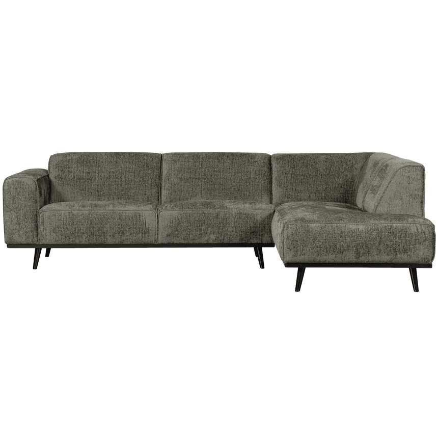 Statement right-hand velvet corner sofa