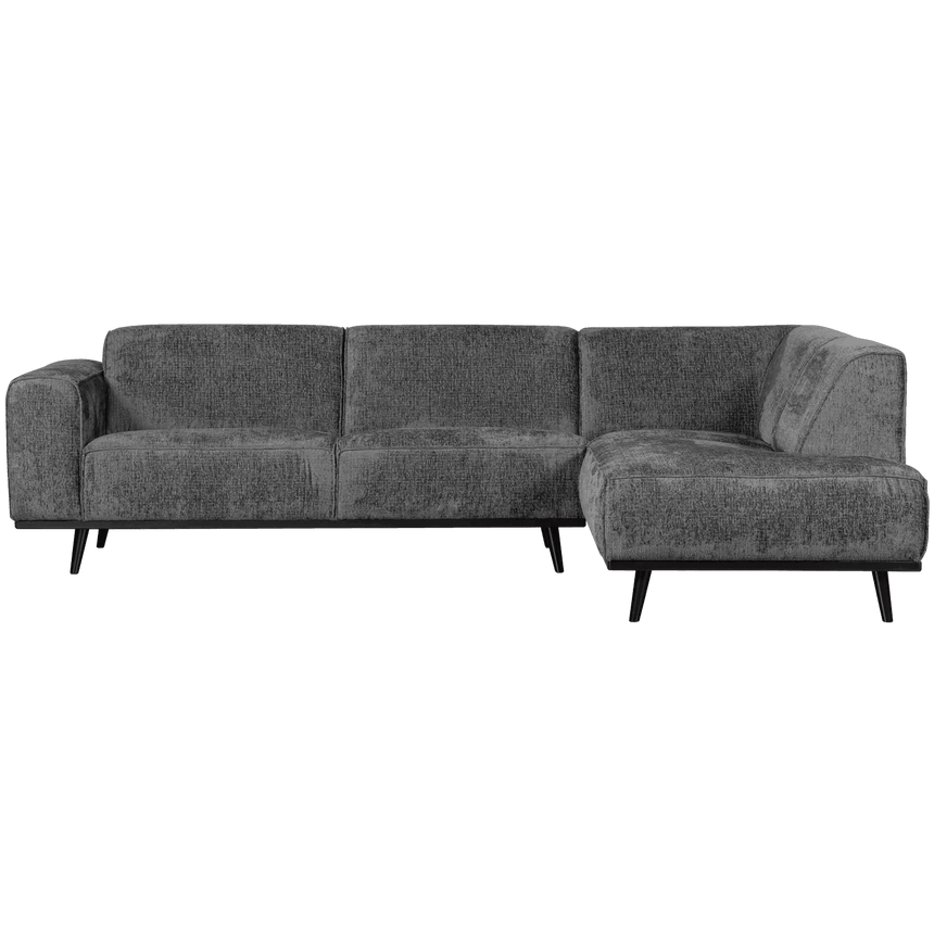 Statement right-hand velvet corner sofa