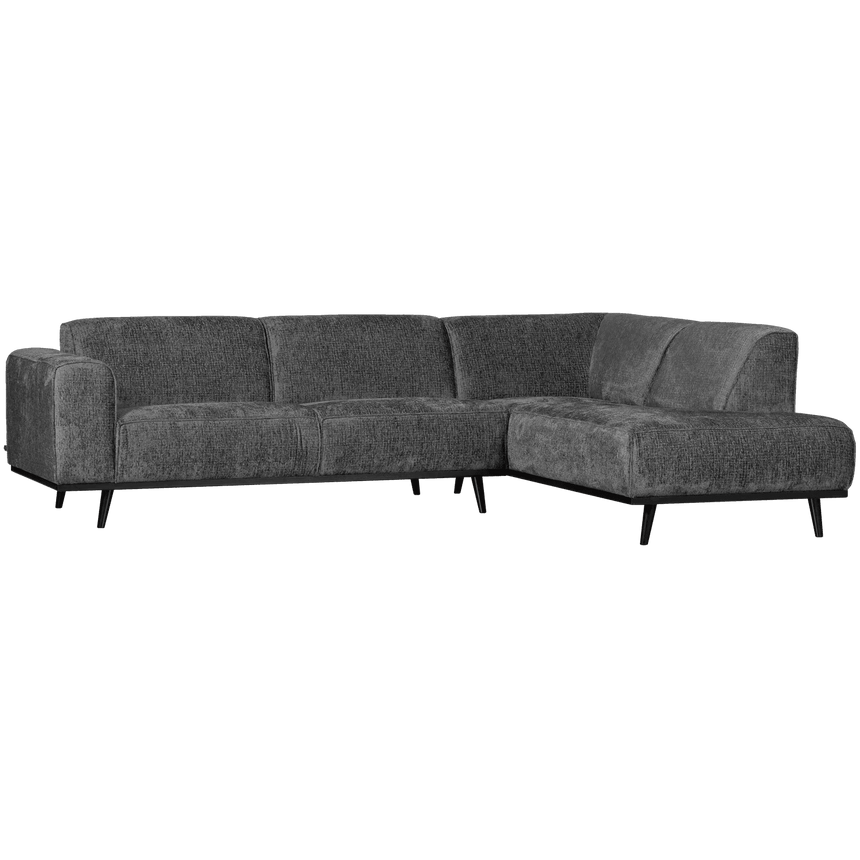 Statement right-hand velvet corner sofa