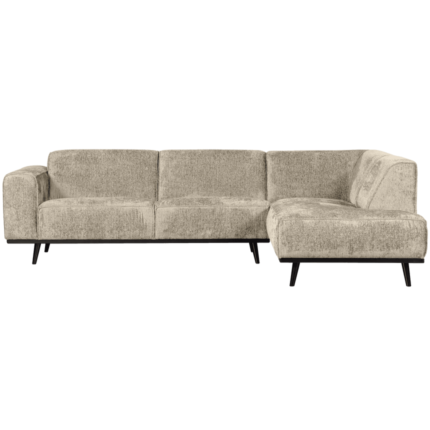 Statement right-hand velvet corner sofa