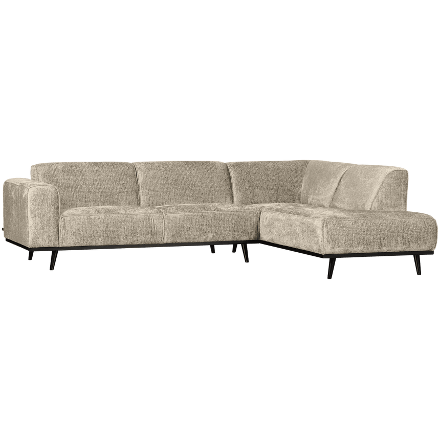 Statement right-hand velvet corner sofa