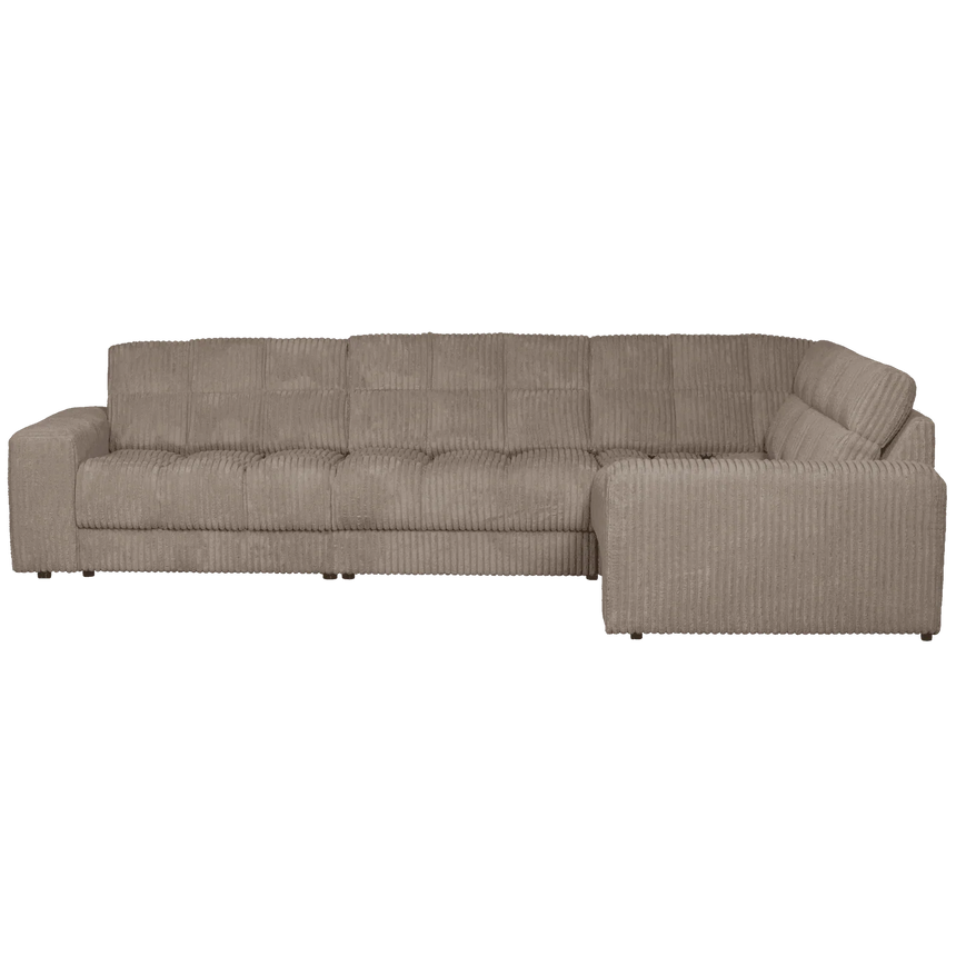 Second Date balos kordbársony sarokkanapé - Dutch Home