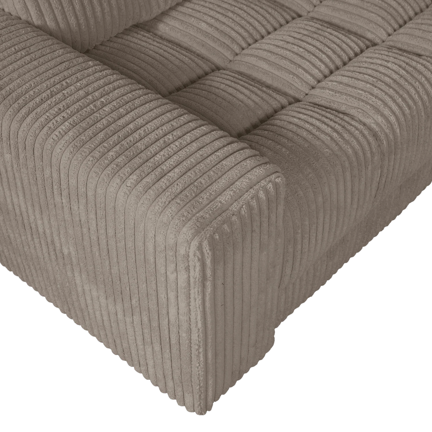 Second Date balos kordbársony sarokkanapé - Dutch Home