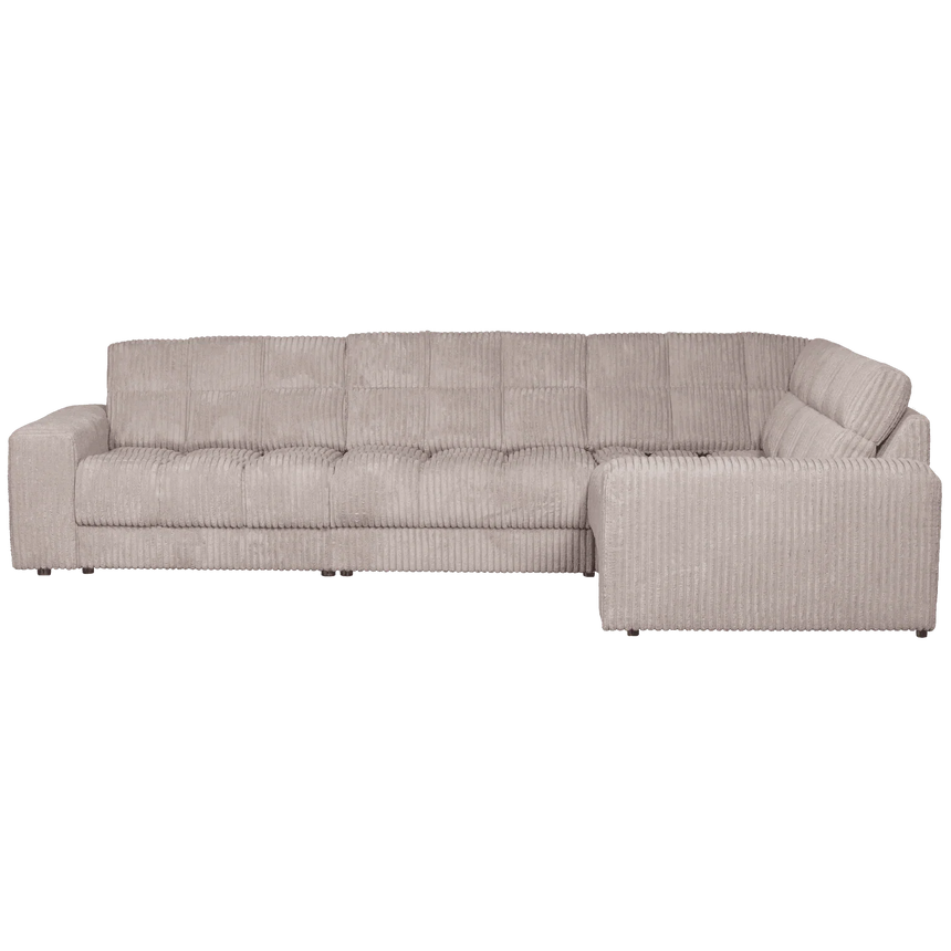 Second Date balos kordbársony sarokkanapé - Dutch Home