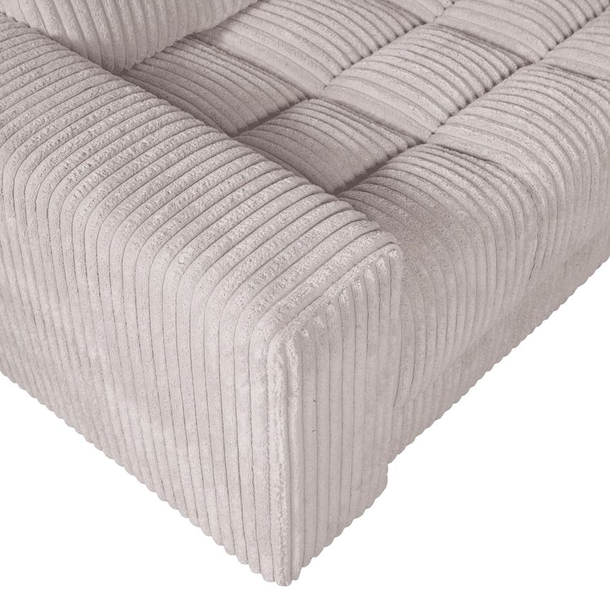 Second Date balos kordbársony sarokkanapé - Dutch Home