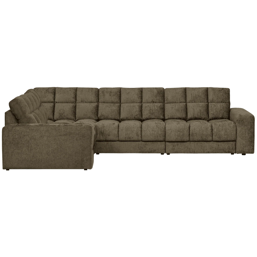 Second Date jobbos bársony sarokkanapé - Dutch Home