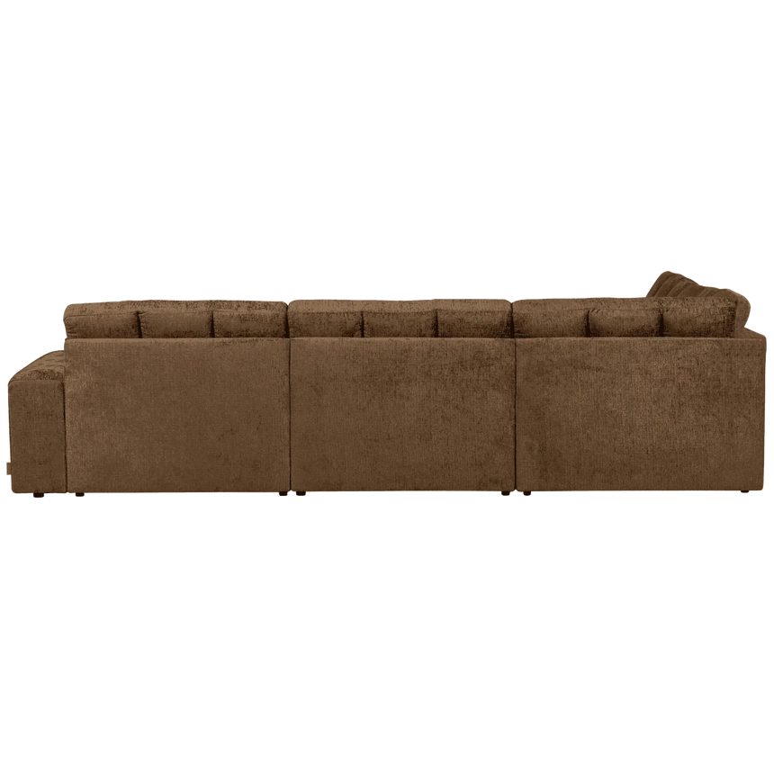 Second Date balos bársony sarokkanapé - Dutch Home